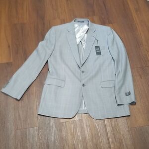 JOSEPH " Joe" ABBOUD Mens Grey patterned blazer 44 Long Brand new with tags